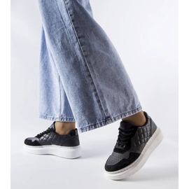 Baskets noires pour femmes de Latoya le noir 1