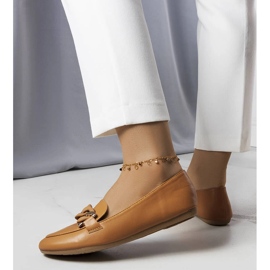 Mocassins chaîne marron Mamie brun 1