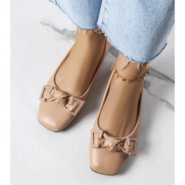 Ballerines beiges à nœud Tabitha 1