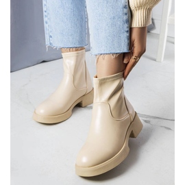 Bottines Victoire classiques beiges 1