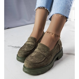 Mocassins verts 1