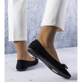 Ballerines noires à noeud Gaillou le noir 1