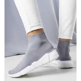 Baskets montantes grises William 1 Baskets montantes grises William 1