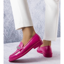 Mocassins roses à strass de Colette 1