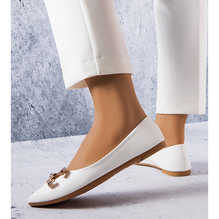 Ballerines blanches top