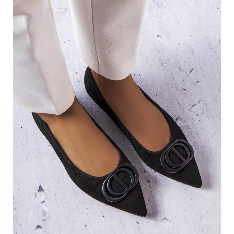 Mocassins en éco suède noir Grignon 1