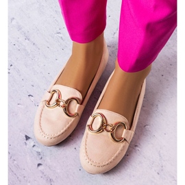 Mocassins classiques beiges de Pitre 2