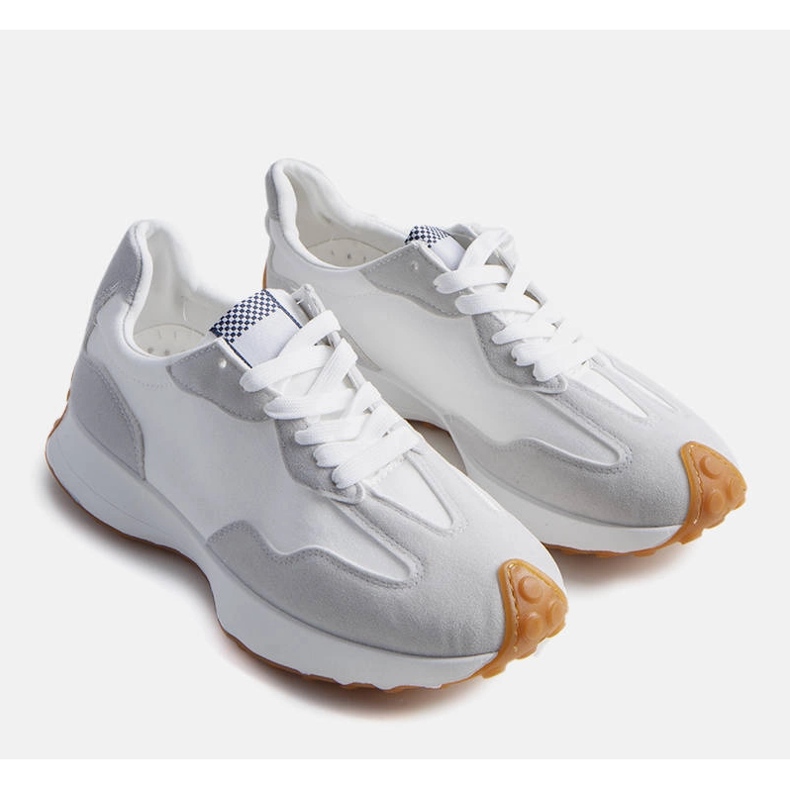 Baskets homme Dorolis grises blanc 1
