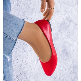 Ballerines classiques rouges Narcisse 2
