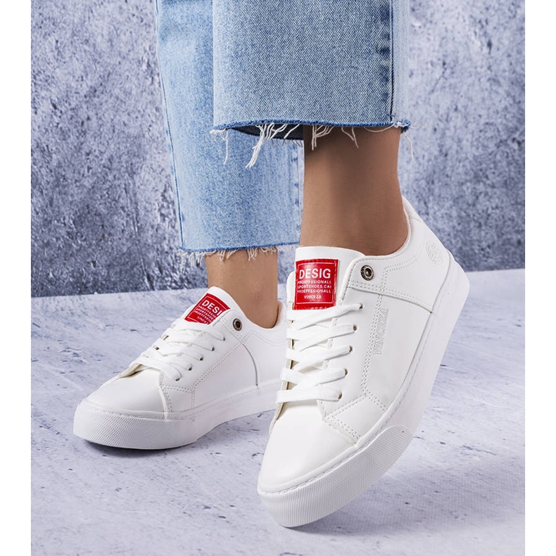 Vinceza Baskets classiques blanches Vincez 1
