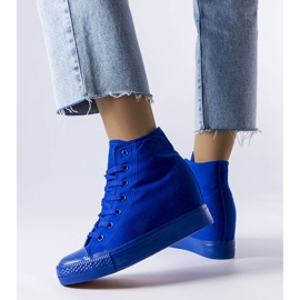 BM Baskets compensées bleues de Groussay 2