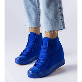 BM Baskets compensées bleues de Groussay 1