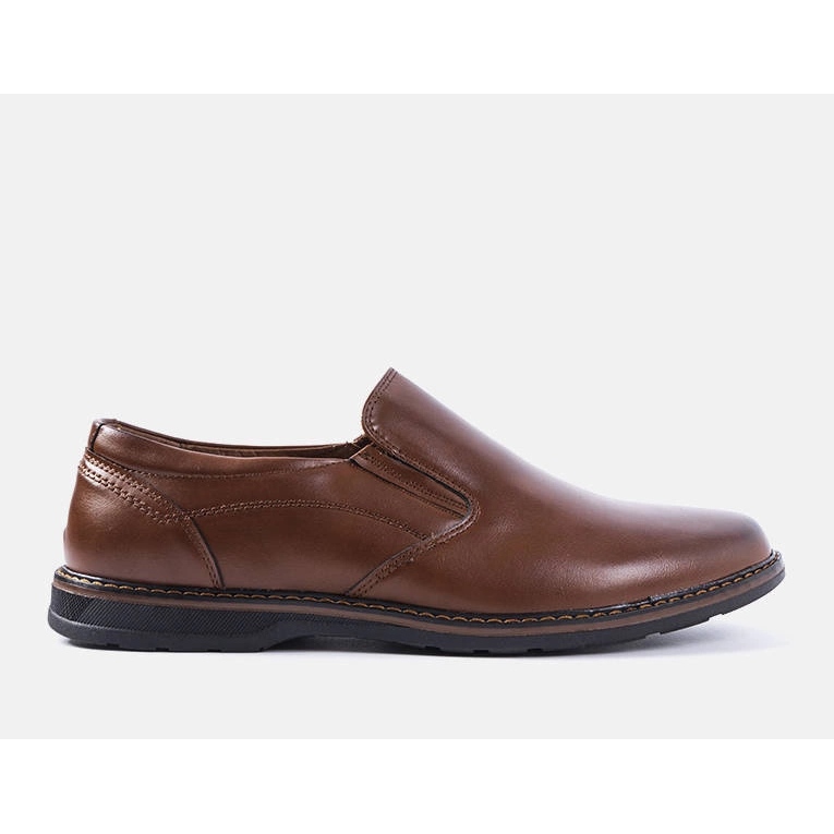 Mocassins homme Querry marron brun 1