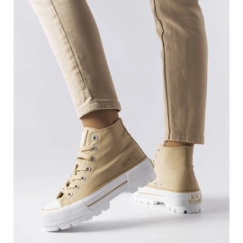 Baskets beiges de Big Star LL274160 1