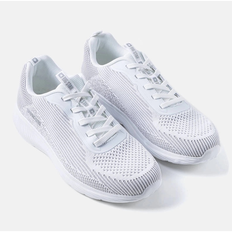 Baskets Big Star homme blanches et grises JJ174286 1