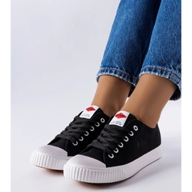 Baskets noires Lee Cooper LCW-23-44-1644L le noir 1 Baskets noires Lee Cooper LCW-23-44-1644L le noir 1