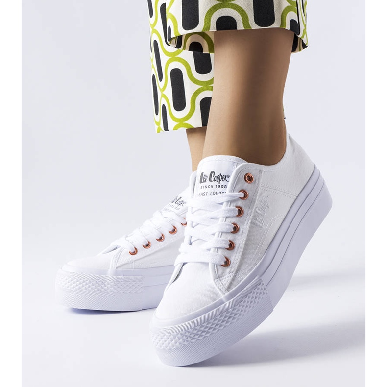 Baskets blanches Lee Cooper LCW-22-31-0890L 1