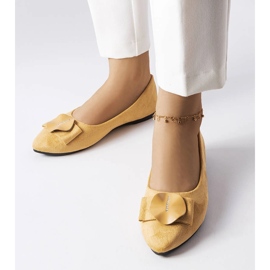 Ballerines beiges ornées de strass Rémy 1