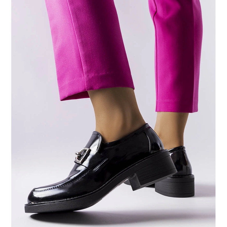 Mocassins vernis noirs Charline 1