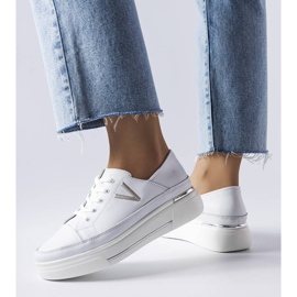 Vinceza baskets légères blanches Vincez 2