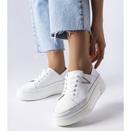 Vinceza baskets légères blanches Vincez 1
