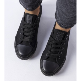 Baskets en tissu noir Big Star KK274009 le noir 1 Baskets en tissu noir Big Star KK274009 le noir 1