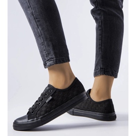 Baskets en maille noire Big Star LL274072 1 Baskets en maille noire Big Star LL274072 1