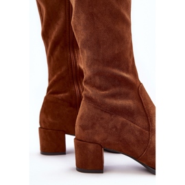 Sergio Leone Bottes classiques en daim marron Harpen brun 2