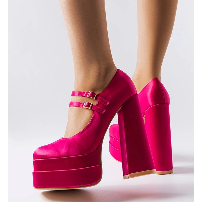 Escarpins roses à talons Gabriel 1