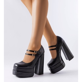 Escarpins noirs à talons Chouinard 1