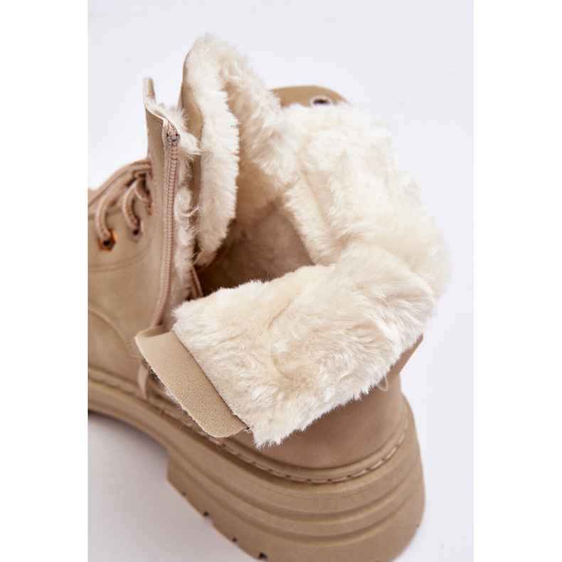 Trappeurs Fourrés Femme Beige Fenan 2 Trappeurs Fourrés Femme Beige Fenan 2