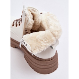 Trappeurs Fourrés Femme, Fenan Blanc 2