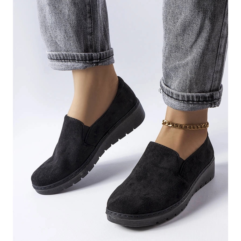 Chaussures noires de Pirn le noir 1