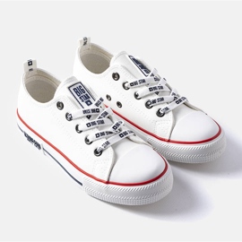 Baskets blanches pour enfants Big Star KK374038 1