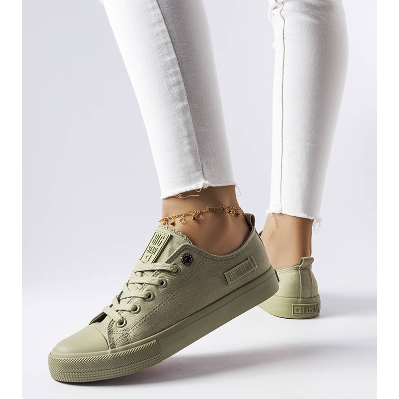 Baskets vertes de Big Star LL274028 2