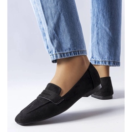 Mocassins noirs en éco-daim de Meilleur 1