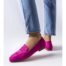Mocassins roses en éco-daim de Meilleur 1