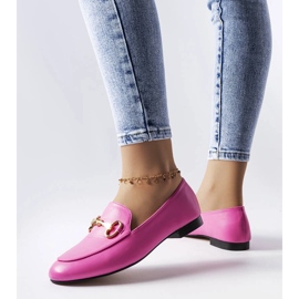 Mocassins roses à boucle Philip 1
