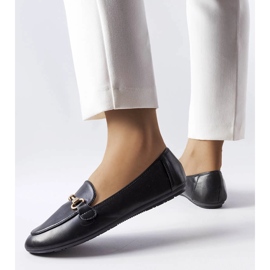 Mocassins décoratifs noirs Lejeune le noir 1