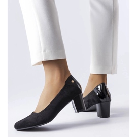 Escarpins élégants noirs de Vinceza le noir 1 Escarpins élégants noirs de Vinceza le noir 1