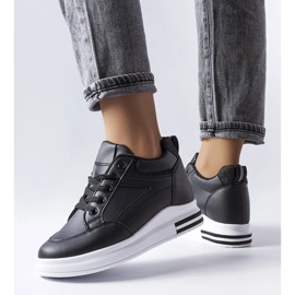 Baskets à paillettes noires Bonevil 1