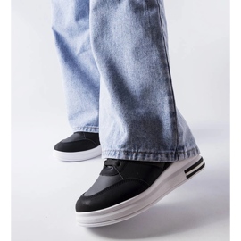 Baskets compensées noires CinqMars le noir 3
