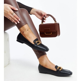 Mocassins noirs à boucle de chez Rousseau le noir 1