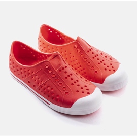 Chaussons de piscine enfant Peppin rouges 1