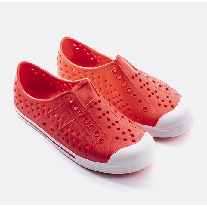 Chaussons de piscine enfant Peppin rouges 1