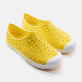 Chaussons de piscine enfant Peppin jaunes 1