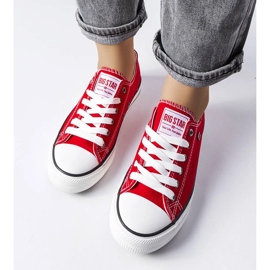 Baskets classiques rouges Big Star T274020603 2