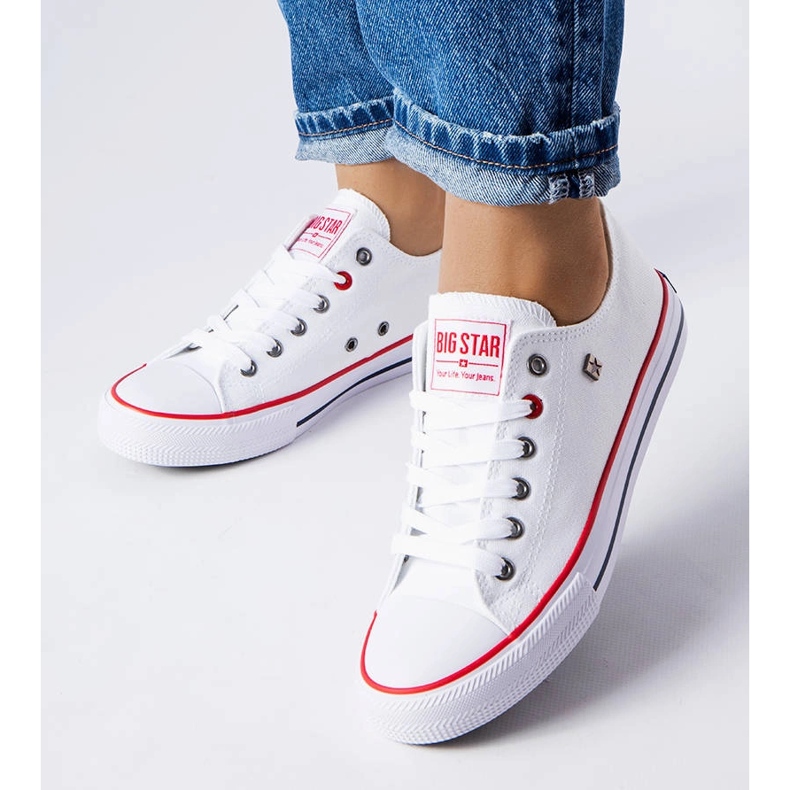 Baskets classiques blanches Big Star T274022101 1