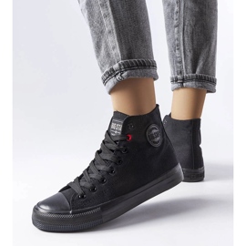 Bottines noires Big Star T274033 1