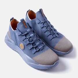 Baskets Big Star bleues pour homme LL174280 2 Baskets Big Star bleues pour homme LL174280 2